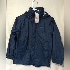 Marmot's Boy's Rain Jacket-blue, size M